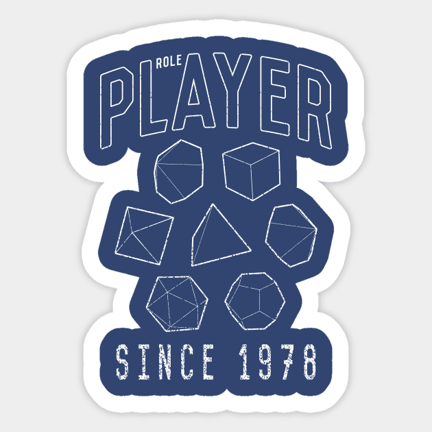 Role Player Sticker by tomburns